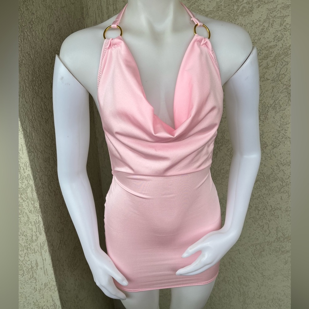 Sexy Halter Bodycon Dress Small